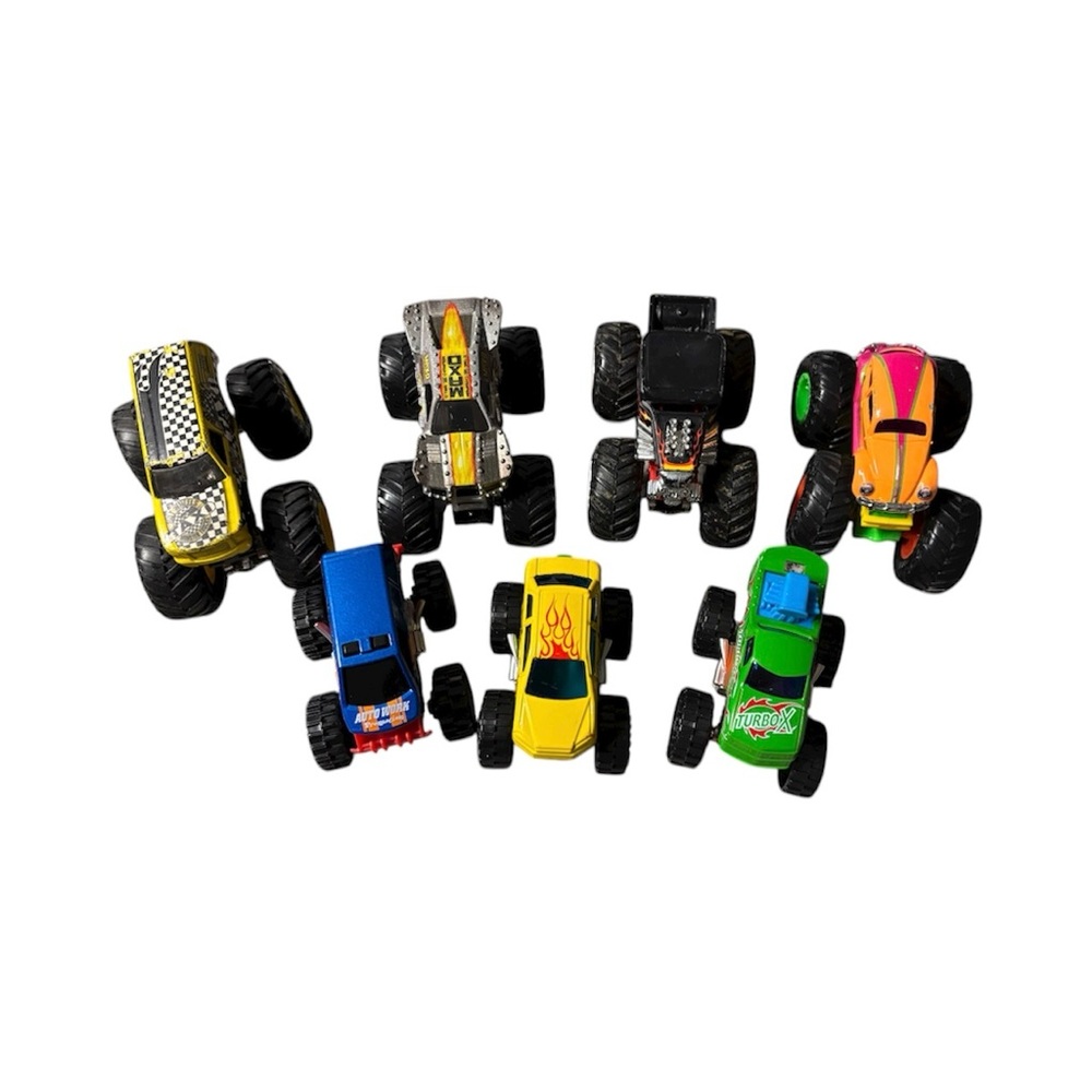 Monster Truck Toy Set 7 ct - Multicolor